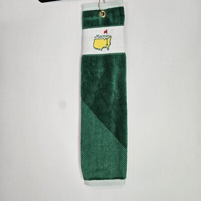 Masters Golf Towel Green Tri Fold Augusta National  2024 Masters PGA New