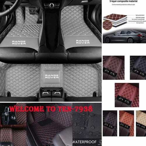 For Land Rover Range Rover Car Floor Mats All Weather Custom Auto Carpet Liners - Imagen 31 de 40