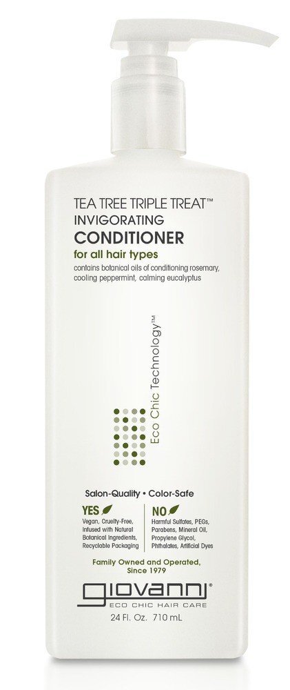 Giovanni Tea Tree Triple Treat Бодрящий Кондиционер 24 унции Жидкость