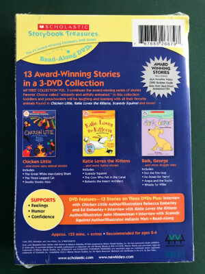 Chicken Little (3 DVDs + Slipcover) Scholastic, MINT, FACTORY