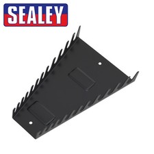 Sealey 12 Slot Magnetic Spanner Rack Attach to metal surface or Wall mountable