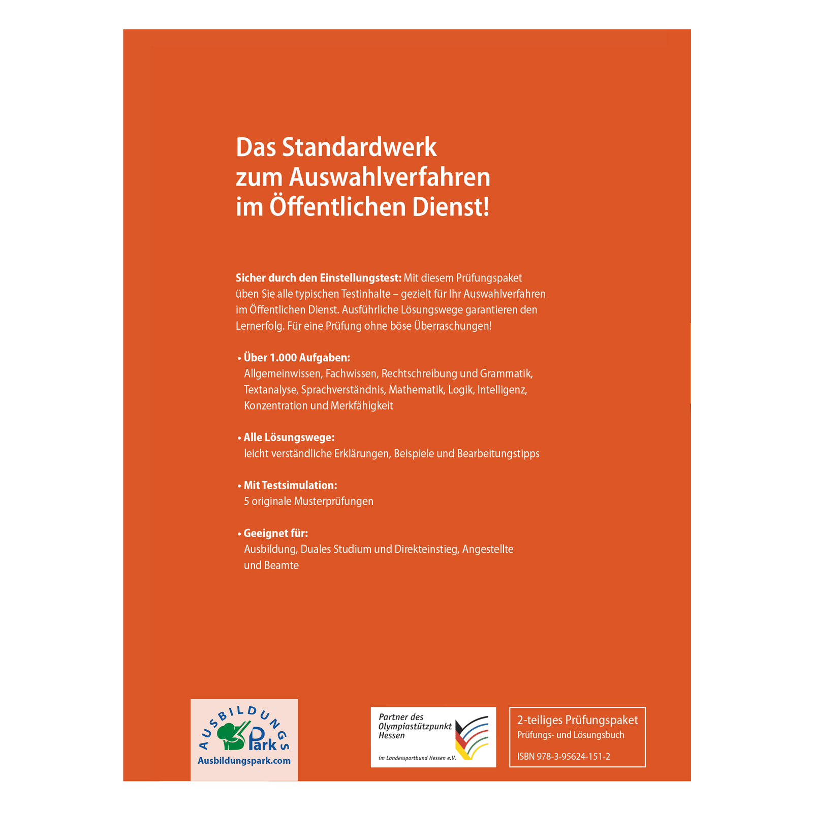 Thumbnail - Einstellungstest Öffentlicher Dienst: Prüfungspaket Mit Testsimulation
