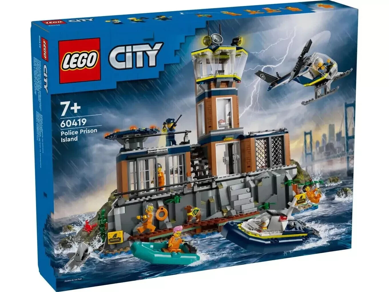 LEGO CITY 60419 PRIGIONE SULL'ISOLA DELLA POLIZIA