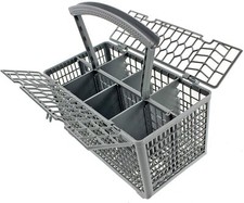 Cutlery Basket for COMFEE' Dishwasher Cage Lid Grey 240mm x 235mm x 130mm