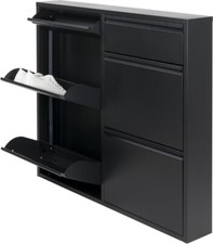 SPINDER DESIGN BILLY 6 Schuhschrank - Schwarz