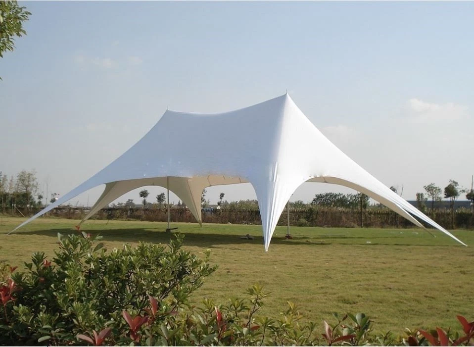 Waterproof Commercial Wedding Event Yard Patio Party Double Star Stretch Tent - Image 2 of 3