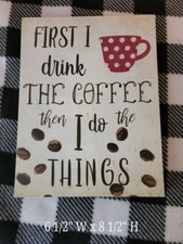 Coffee Novelty Wall Art Framed Canvas Home Decor