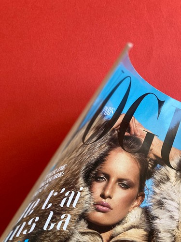 couverture decoration VOGUE septembre 2002 Paris 830 mode poster french Karolina - Picture 3 of 3