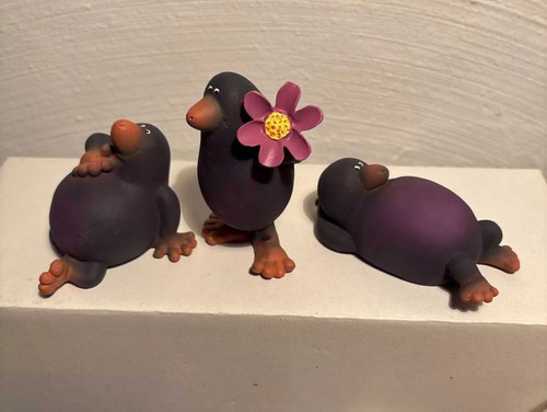 3 kleine Maulwurf Figuren, Tier - Bild 2 von 5
