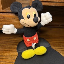 Vintage Disney Playskool Mickey Mouse Plush Toy 1980s Collectible