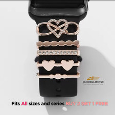 For Apple Watch Band Decorative Ring Wristbelt Charms For Smart Watch Band uk