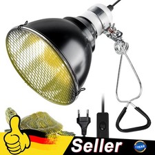 200W Reptilien Terrarium Dome E27 Keramik W&auml;rmelampen Lampenfassung mit Haken DE