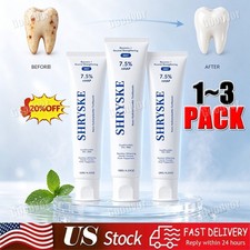 1 3x Shryske Toothpaste Whitening,Shryske Toothpaste for Yellow Teeth Mild Clean