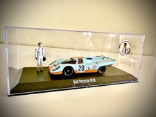 Gulf Porsche 917K with 1:43 Steve McQueen Figure Greenlight Limited Edition