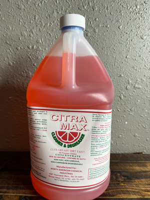 Citra Max All Purpose Cleaner & Degreaser Concentrate 1 Gallon Non-Toxic