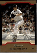 Mike Mussina 2004 Bowman Gold New York Yankees #55