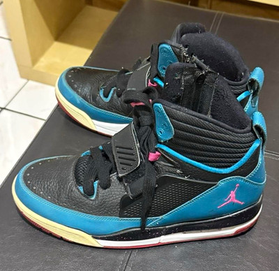 Jordan Air Jordan Flight 97 Men s Lace-Up Mid Top Sneakers Black Teal 654265-019