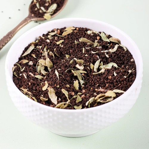 Aromatischer & aromatischer Kadak Kerala Kardamom gestanzte Mischung Schwarztee 500gm - Bild 1 von 3