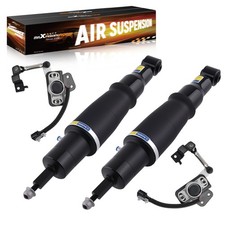 2pcs Rear Air Shock Struts + 2x Height Sensor for Infiniti QX56 QX80 Armada