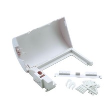 Socketsafe UK Electrical Key Lockable Twin Plug Socket Single, Off-white