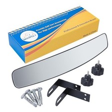 16.5" Extra Wide Golf Cart Rear View Mirror Direct Fit for EZGO, Yamaha, Club