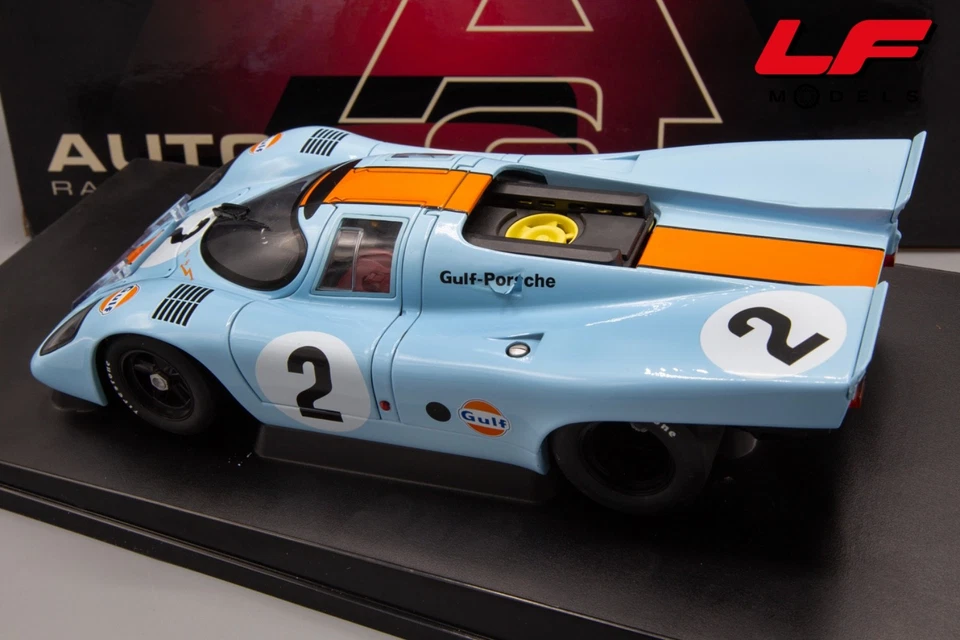 1:18 Porsche 917 K Winner 1970 Daytona Kinnunen/Rodriguez - Autoart - Immagine 2 di 4