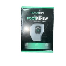 Rejuvacare Foot Renew 3-in-1 Nerve Relief Method Ankle Massager Open Box