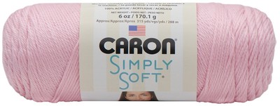 Caron Simply Soft Solids Yarn-Soft Pink H97003-9719