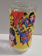 Collectible Vintage 1978 Pepsi Superman The Movie Superman Saves the Day Glass