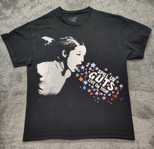 Olivia Rodrigo Spill Ur Guts Live On Tour T-shirt Men's Size L Black 2 Sided