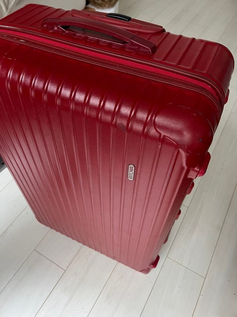 Rimowa Salsa Red 2 wheels Carry Case Suitcase | eBay