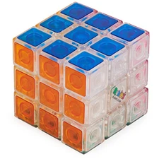 Rubik’s Cube, Crystal Cube, Transparent 3x3 Cube Color-Matching Puzzle Gam