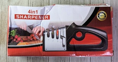 4 in 1 Knife Sharpener For Knives and Scissors