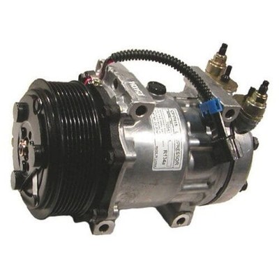 Sunair CO-2179CA A/C Compressor Sanden Style 12V, Direct Mount, PV8