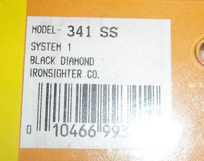 Ironsighter see-thru Scope rings Model  341 SS System 1 Black Diamond FREE SHIP - Image 4 of 4