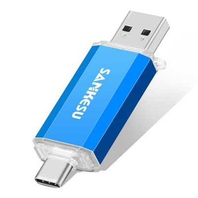 3.0 USB C Flash Drive 512GB, USB-A & Type-C OTG Thumb Stick, Dual Memory Stic...