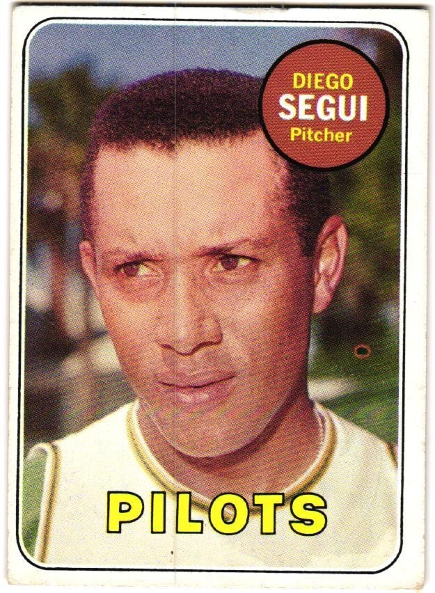1969 Topps - Diego Segui #511 (B) VG+