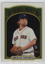 2021 Topps Heritage High Number Chrome 81/999 Hirokazu Sawamura #615 0dd2