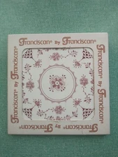 Franciscan by Franciscan Tea Tile Trivet Erica Pink White 6" x 6" New in Box
