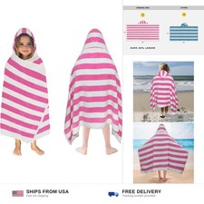 ORIGINAL KIDS Hooded Bath Towel Wrap - 100 Cotton Terry Large Oversized Hood...
