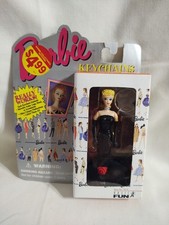 Vintage 1995 Solo in the spotlight blond Barbie keychain by Basic Fun.