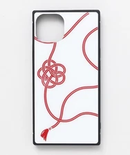 Smartphone Case iphone13/14/15 Japanese Plum Knot Connection Design