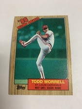 1987 Topps 1986 Record Breaker Todd Worrell St Louis Cardinals 