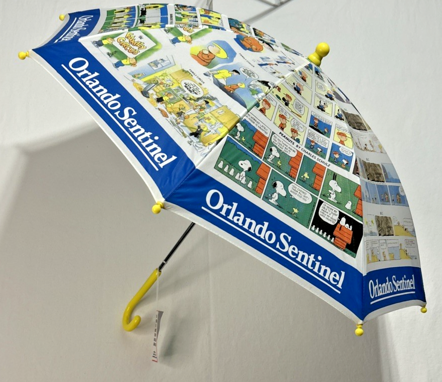 Orlando Sentinel Comics Umbrella Parisol Yellow Handle 23