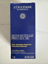 NEW L'Occitane Immortelle Precious Enriched Emulsion 2.60 oz
