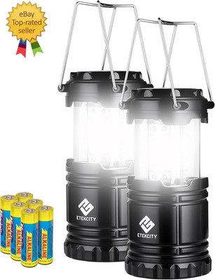 LED Camping Lanterns, Battery Operated, 2 Pack | Power Outages, Hurricane Prepar