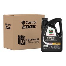 Castrol Edge 5W-30 Full Synthetic Motor Oil 3 Pack 5 Quarts Advanced Protection