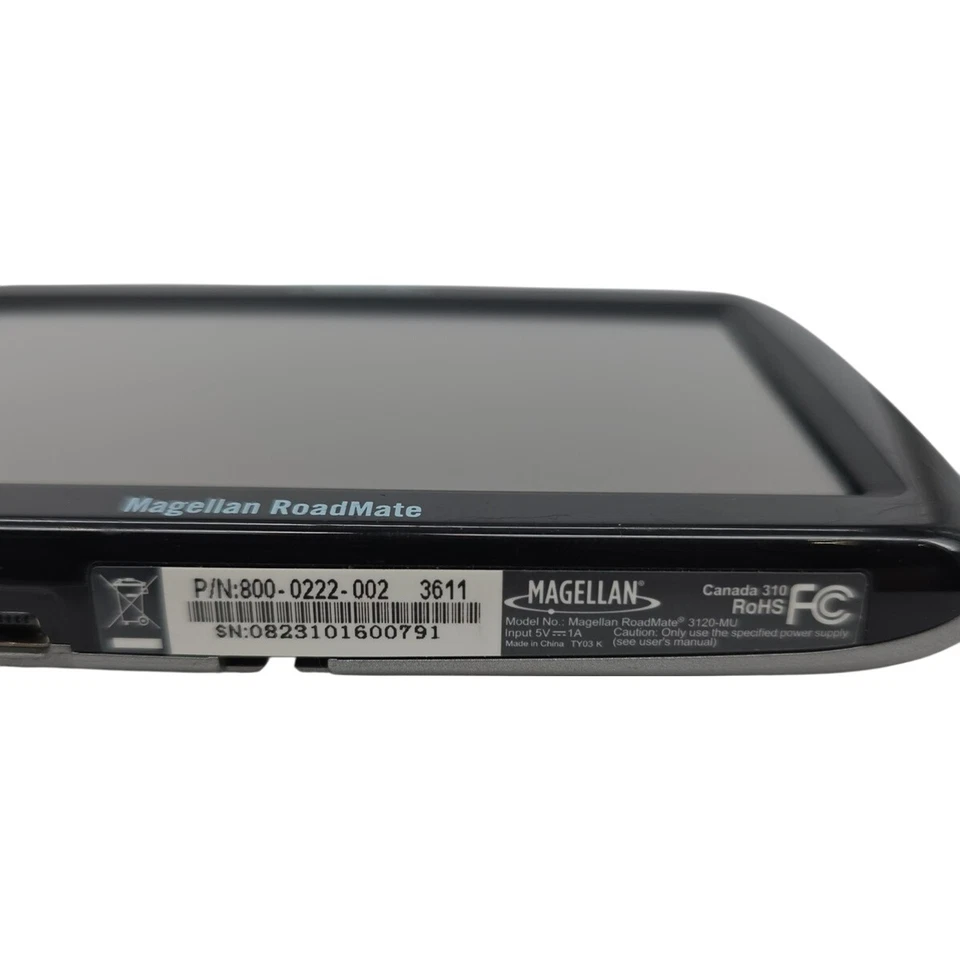 Magellan RoadMate GPS Navigator with Mount & Car Charger Bundle Model 3120-MU - Image 3 of 4