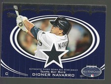 2008 TOPPS UPDATE ALL STAR RELIC  - DIONER NAVARRO