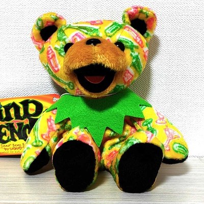 Bean Bear Mind Bender Mind Dead Grateful Plüschtier 7 Zoll GRATEFULL DEAD BeA...